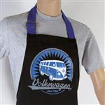 vw fartuch bus vintage logo/black