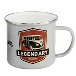 VW T1 Enamel Mug, height 8,5 cm, 500 ml, various designs