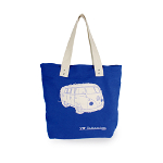 VW T1 BUS CANVAS SHOPPER BAG - DARK B