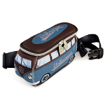 VW T1 BUS 3D NEOPRENE HIP BAG - PETROL/BROWN